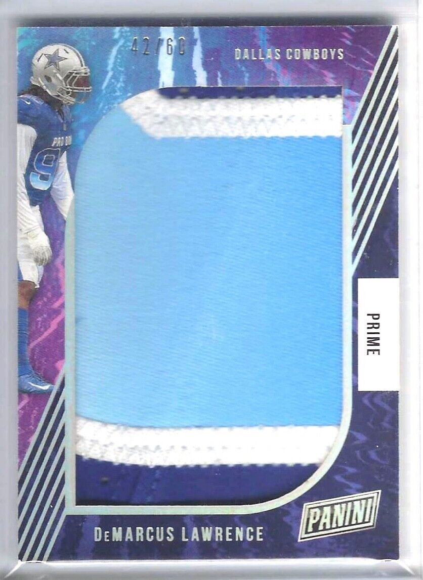 DEMARCUS LAWRENCE 2020 PANINI PRIME PRO BOWL JUMBO PATCH #D 42/60