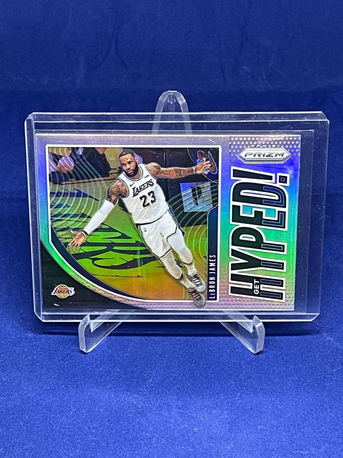 LEBRON JAMES 2019-20 PANINI PRIZM HYPED! SILVER PRIZM #2
