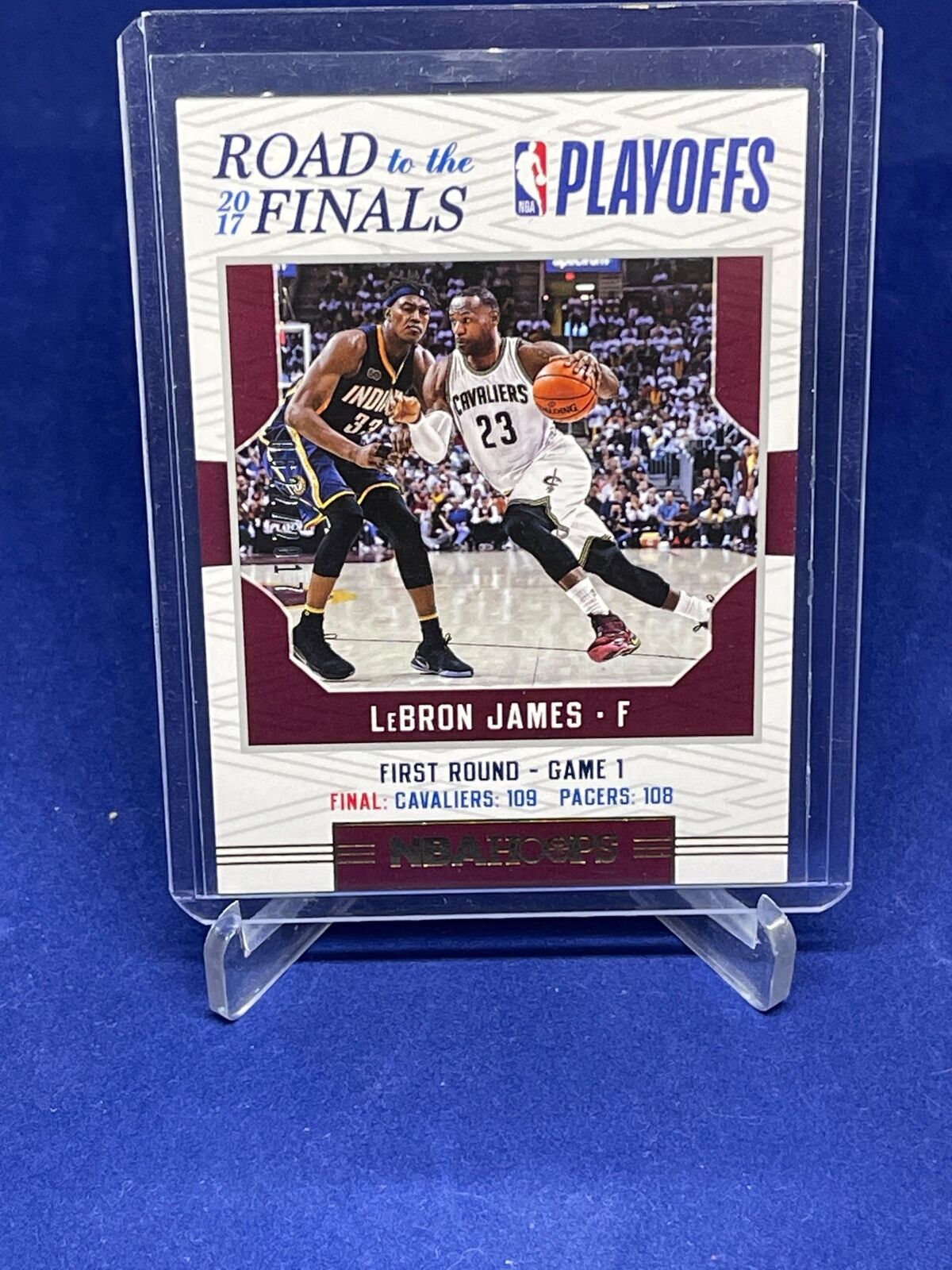 LEBRON JAMES 2017-18 PANINI NBA HOOPS ROAD TO THE FINALS #D 622/2017