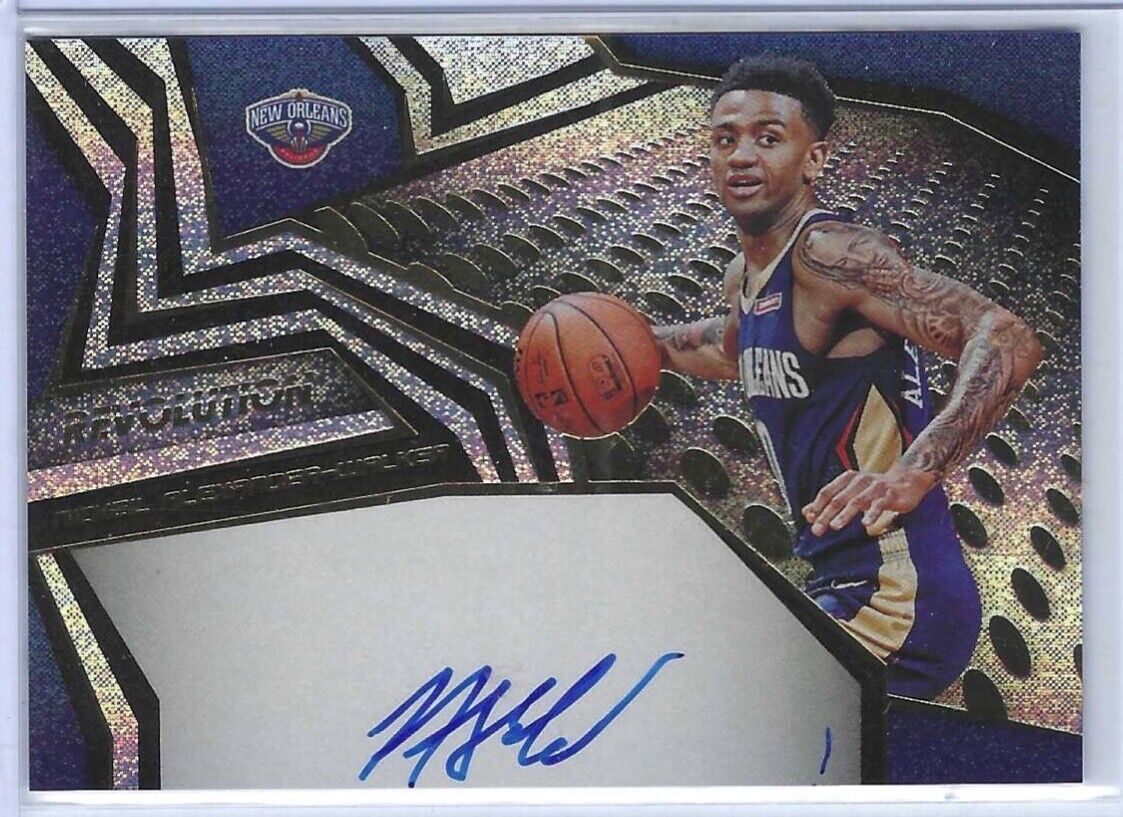NICKEIL ALEXANDER-WALKER 2019-20 PANINI REVOLUTION ROOKIE ON CARD AUTO RC #RC