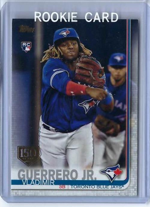 VLADIMIR GUERRERO JR. 2019 TOPPS UPDATE SERIES RC 150 YEARS STAMP SP #US1