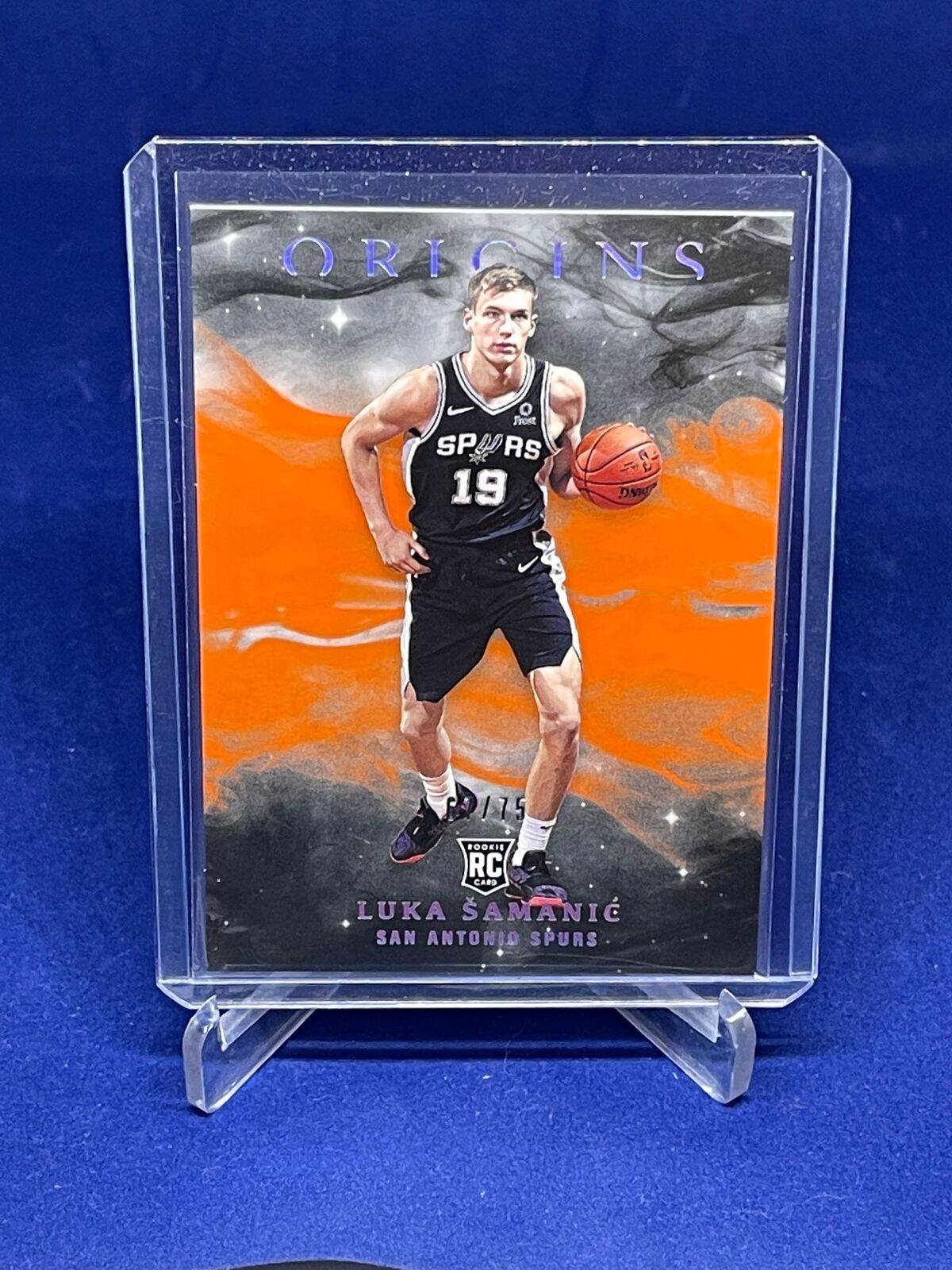 LUKA SAMANIC 2019-20 PANINI ORIGINS ORANGE ROOKIE RC #D 67/75
