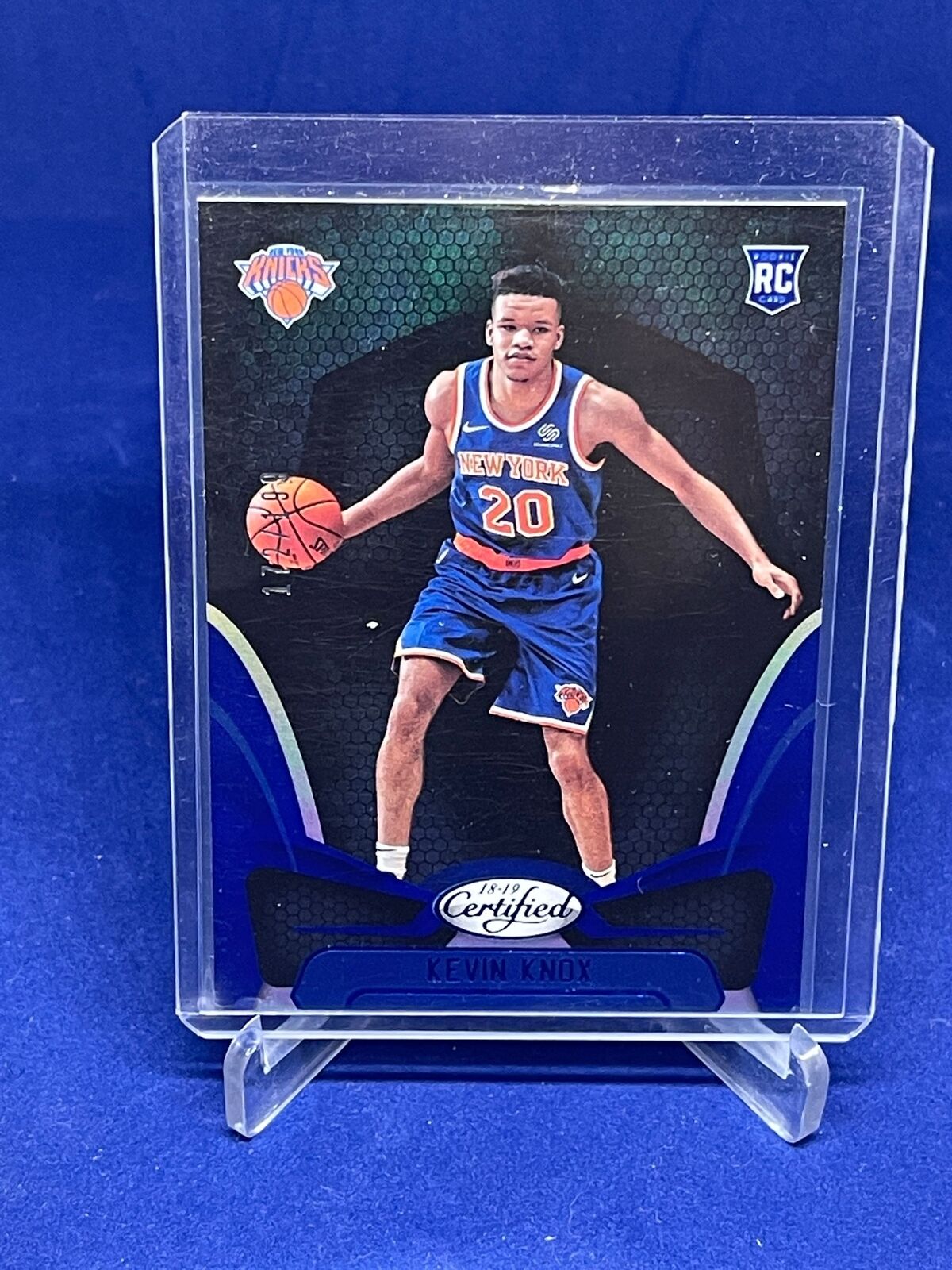 KEVIN KNOX 2018-19 PANINI CERTIFIED BLUE ROOKIE RC #D 172/199