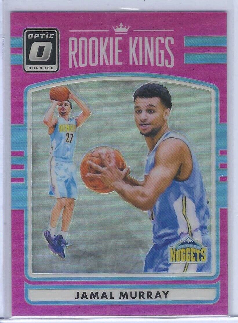 JAMAL MURRAY 2016-27 PANINI DONRUSS OPTIC PINK HOLO ROOKIE KINGS RC #D 05/25