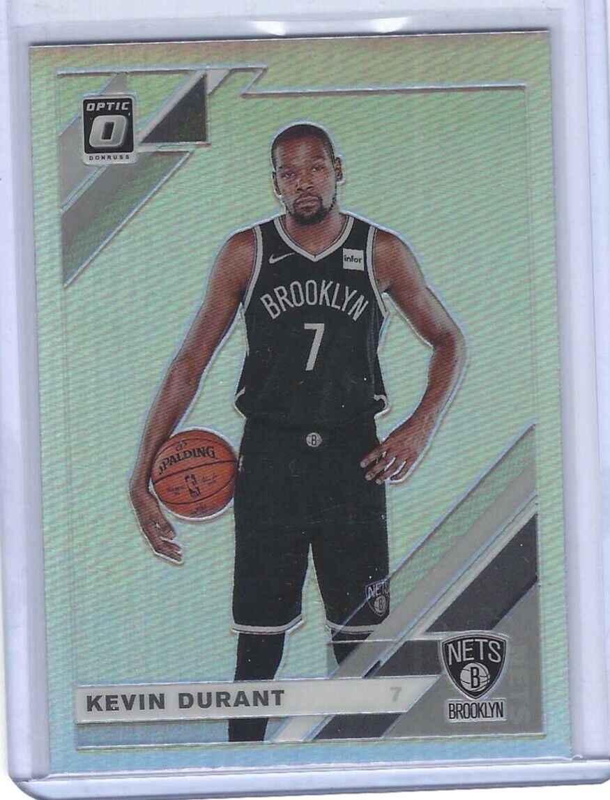 KEVIN DURANT 2018-19 PANINI DONRUSS OPTIC SILVER HOLO PRIZM #112