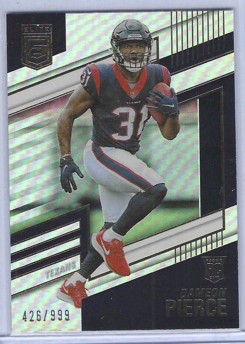 DAMEON PIERCE 2021 PANINI DONRUSS ELITE SILVER FOIL ROOKIE RC #D 426/999