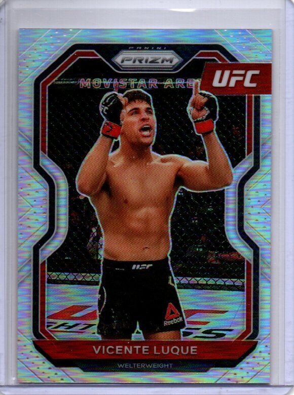 VICENTE LUQUE 2021 PANINI PRIZM UFC SILVER PRIZM #53