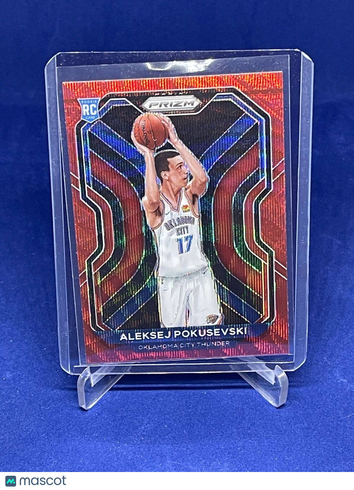 ALEKSEJ POKUSEVSKI 2020-21 PANINI PRIZM RUBY WAVE PRIZM ROOKIE RC #264