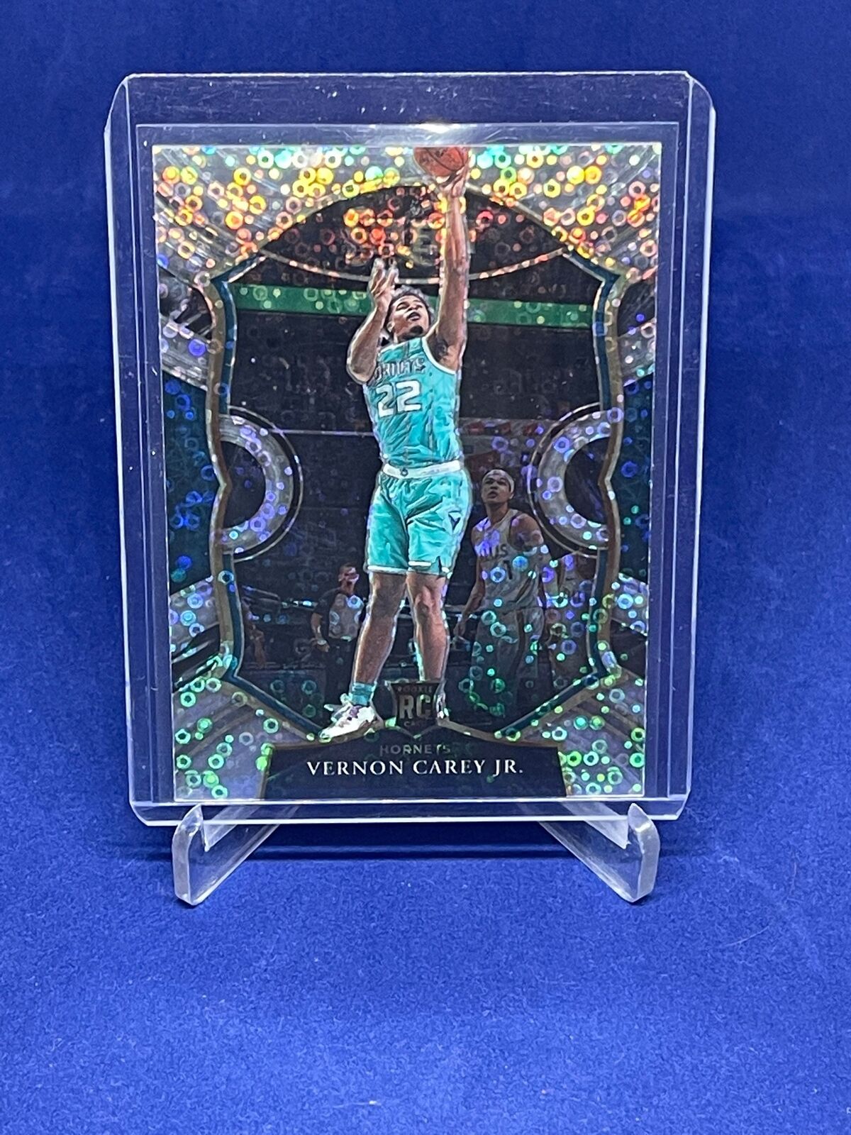 VERNON CAREY JR 2020-21 PANINI SELECT CONCOURSE DISCO PRIZM ROOKIE RC #92