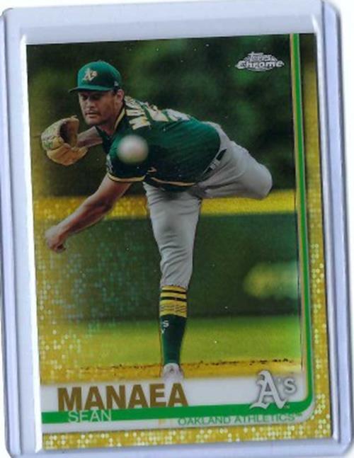 SEAN MANAEA 2019 TOPPS CHROME GOLD REFRACTOR #D 50/50