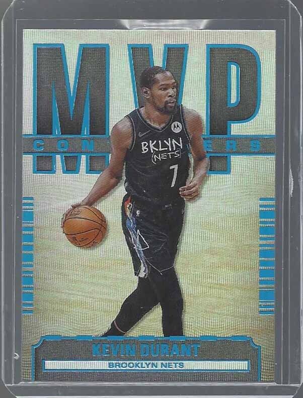 KEVIN DURANT 2020-21 PANINI CONTENDERS MVP CONTENDERS SILVER HOLO SP #20