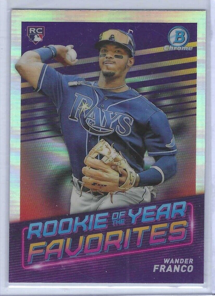 WANDER FRANCO 2022 BOWMAN CHROME ROOKIE OF THE YEAR FAVORITES REFRACTOR RC #1