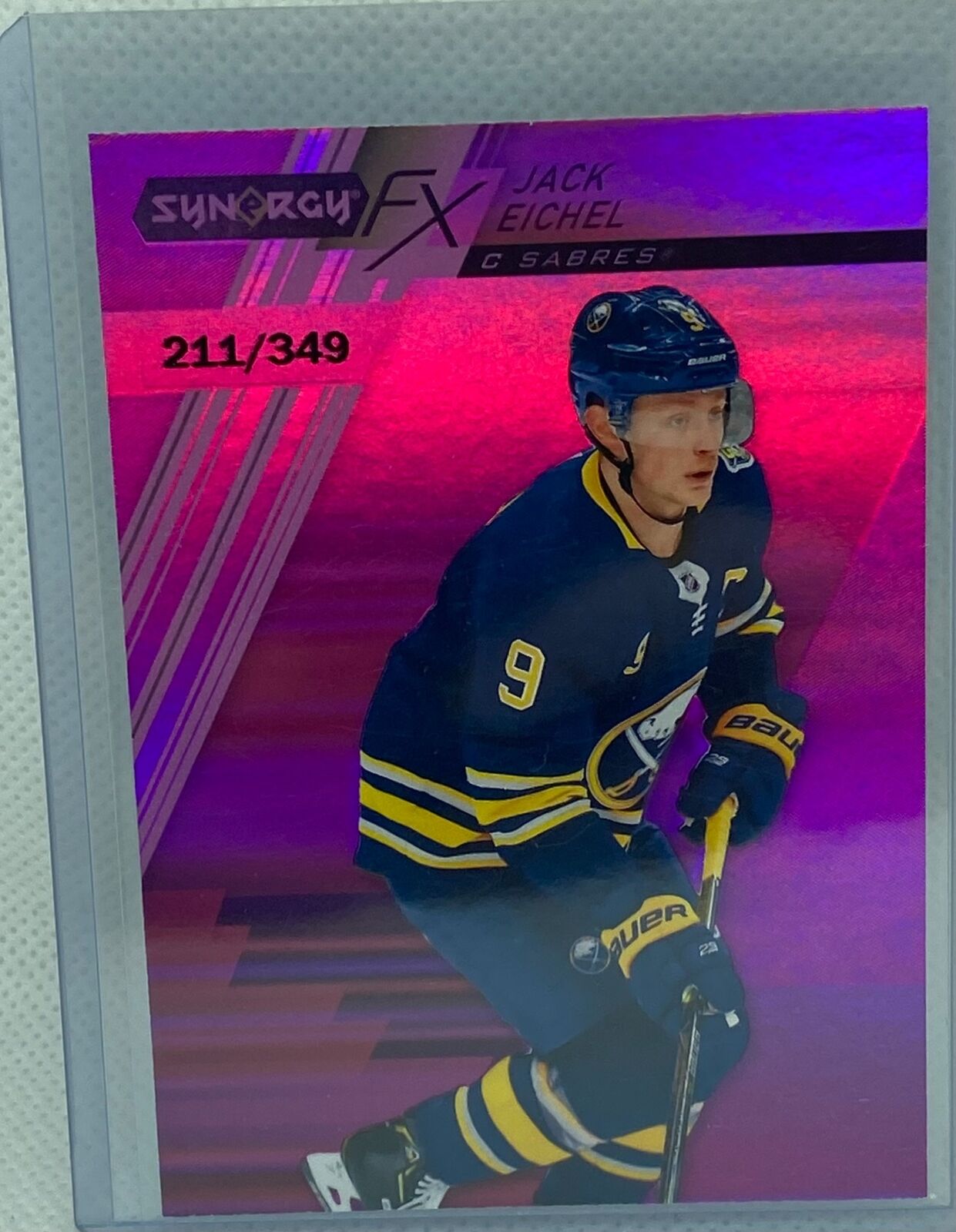 JACK EICHEL 2020-21 UPPER DECK SYNERGY FX PURPLE #D 211/349