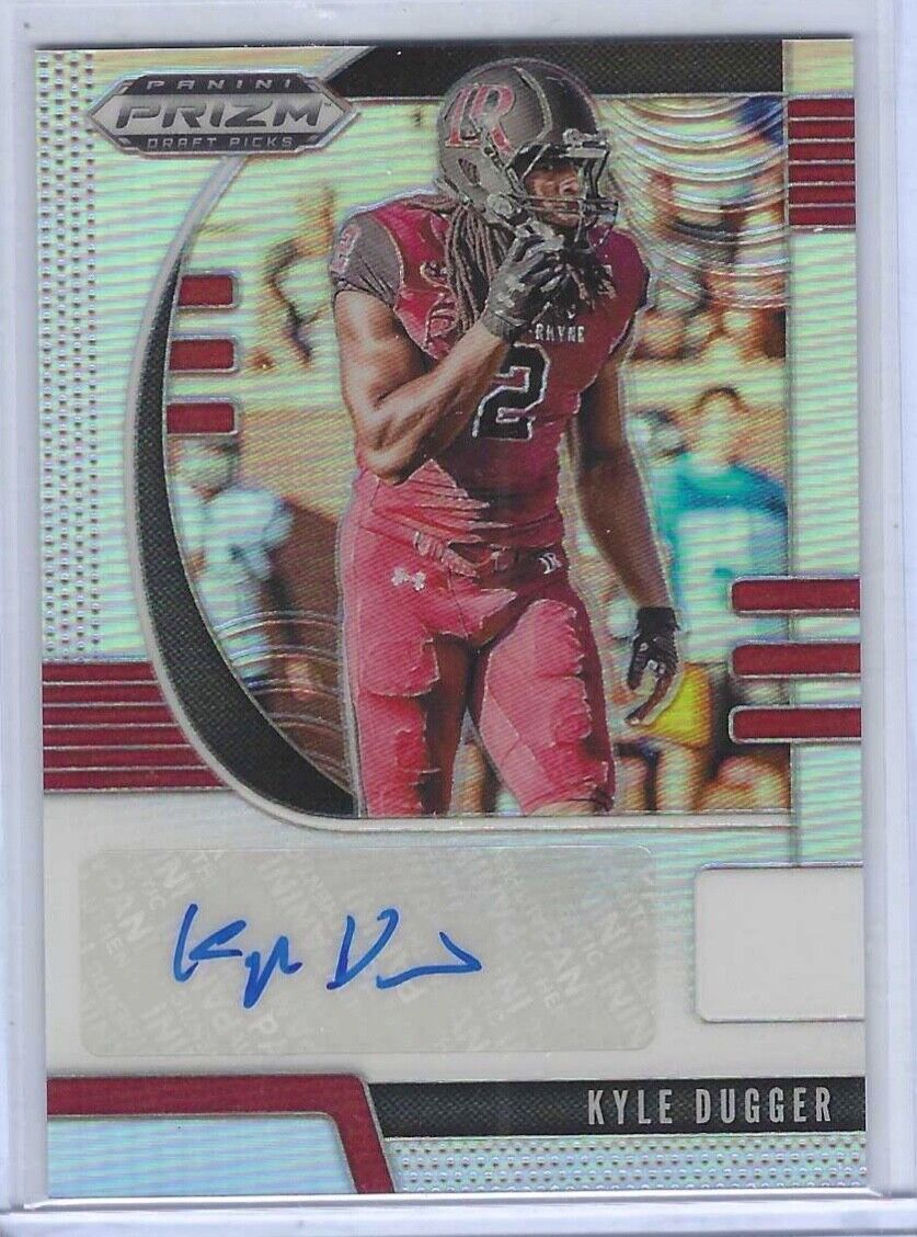 KYLE DUGGER 2020 PANINI PRIZM DRAFT PICKS SILVER PRIZM AUTO #226
