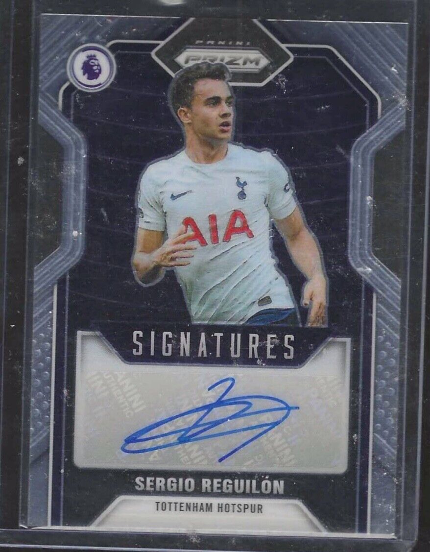 SERGIO REGUILON 2021-22 PANINI PRIZM SIGNATURES TOTTENHAM HOTSPUR AUTO #S-SRG