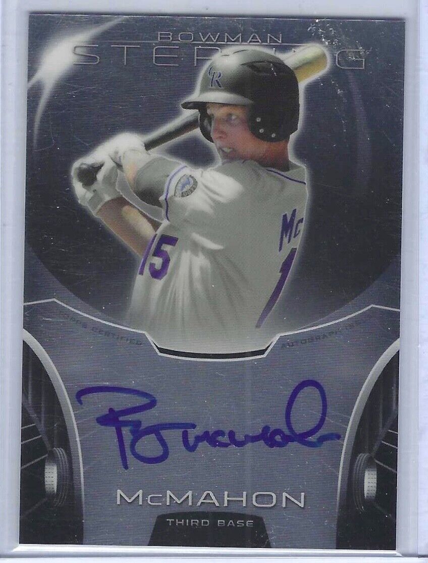 RYAN MCMAHON 2013 BOWMAN STERLING PROSPECT AUTO #BSAP-RMM