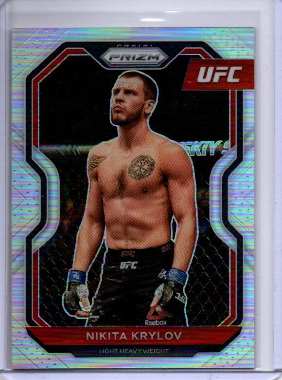 NIKITA KRYLOV 2021 PANINI PRIZM UFC SILVER PRIZM #49
