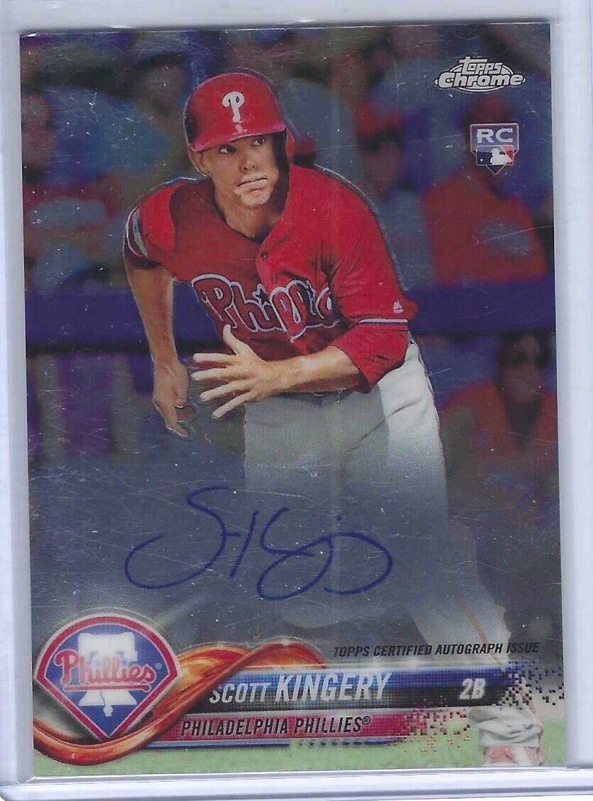 SCOTT KINGERY 2018 TOPPS CHROME ROOKIE AUTO RC #RA-SK