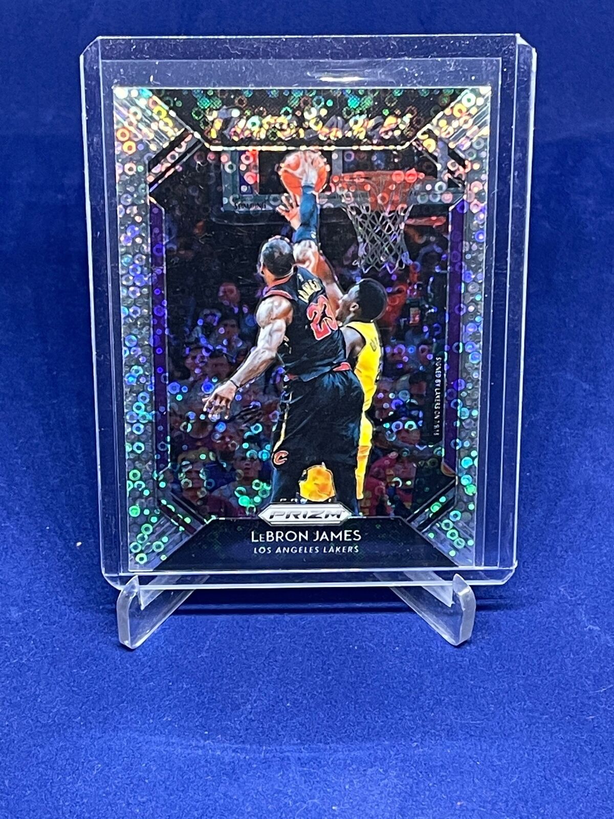 LEBRON JAMES 2018-19 PANINI PRIZM THATS SAVAGE DISCO FAST BREAK PRIZM #2