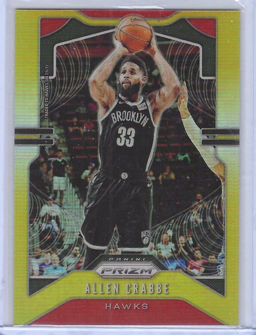 ALLEN CRABBE 2019-20 PANINI PRIZM GOLD PRIZM #D 06/10