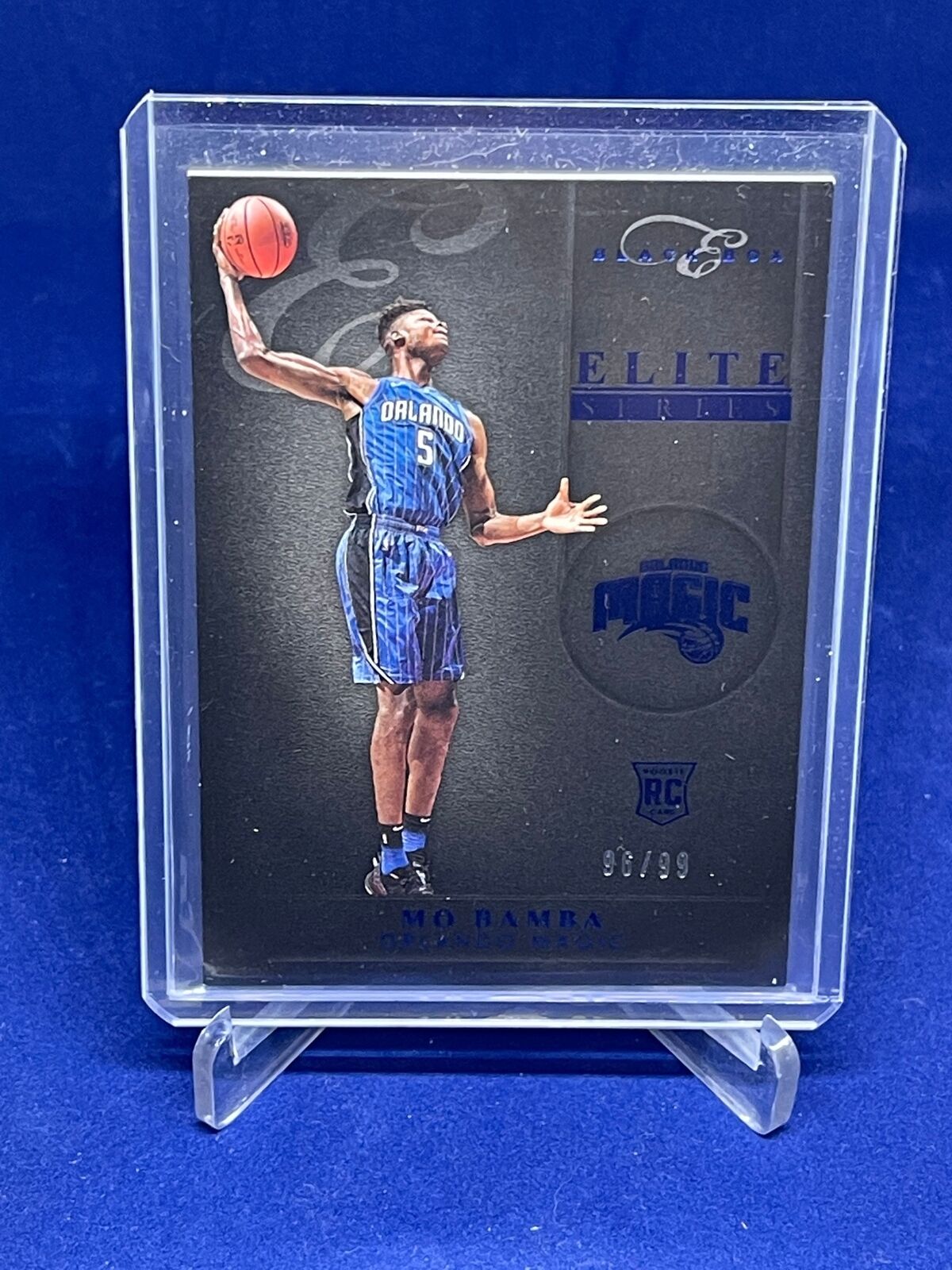 MO BAMBA 2018-19 PANINI CHRONICLES ELITE SERIES BLUE ROOKIE RC #D 96/99