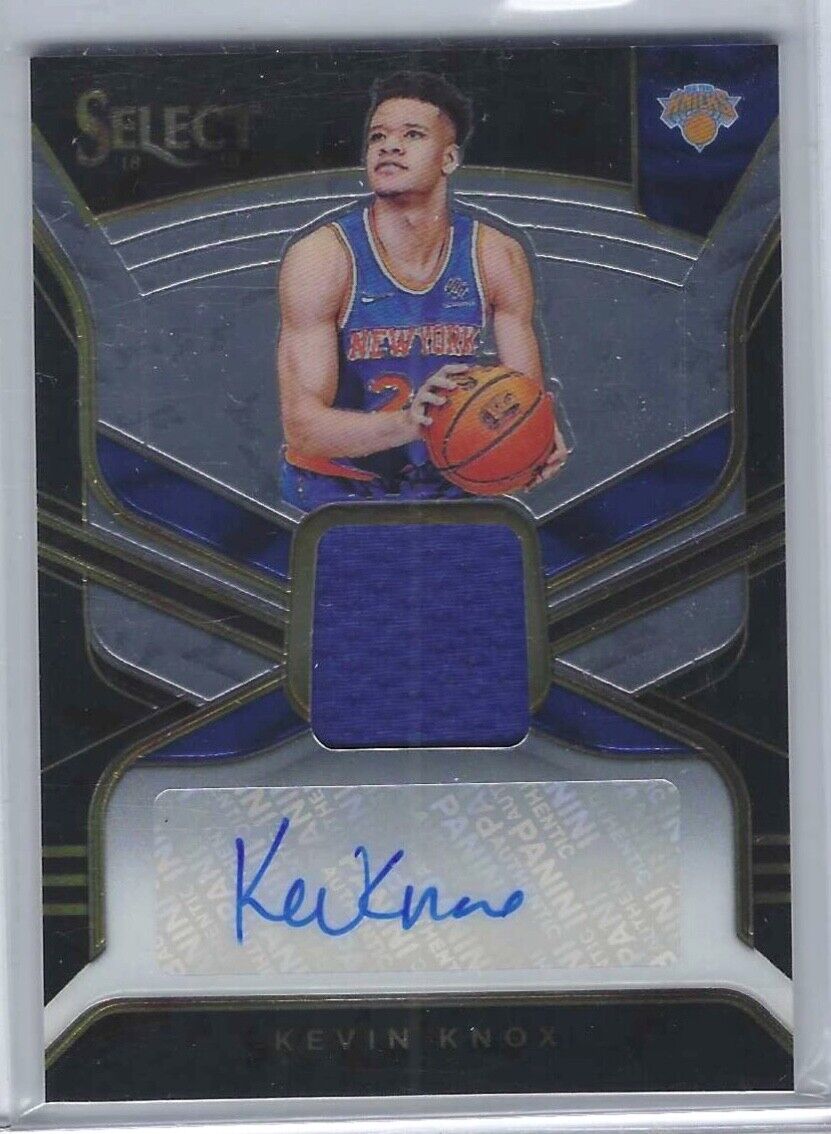 KEVIN KNOX 2018-19 PANINI SELECT ROOKIE PATCH AUTO RC #D 103/199