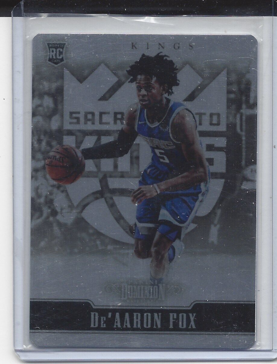 DE'AARON FOX 2017-18 PANINI DOMINION METAL ROOKIE RC #D 127/199