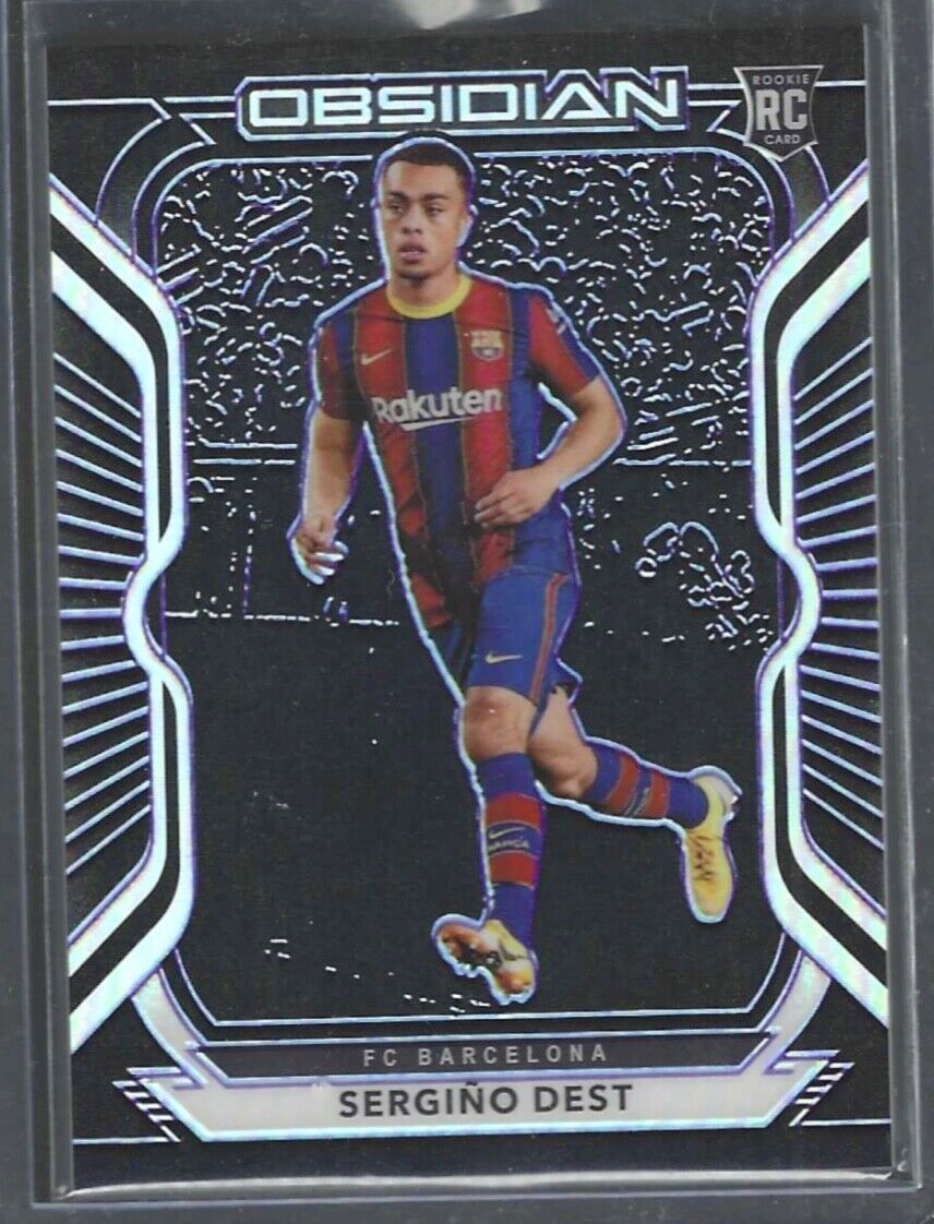 SERGINO DEST 2020-21 PANINI OBSIDIAN PURPLE ETCH PRIZM ROOKIE RC #D 26/75