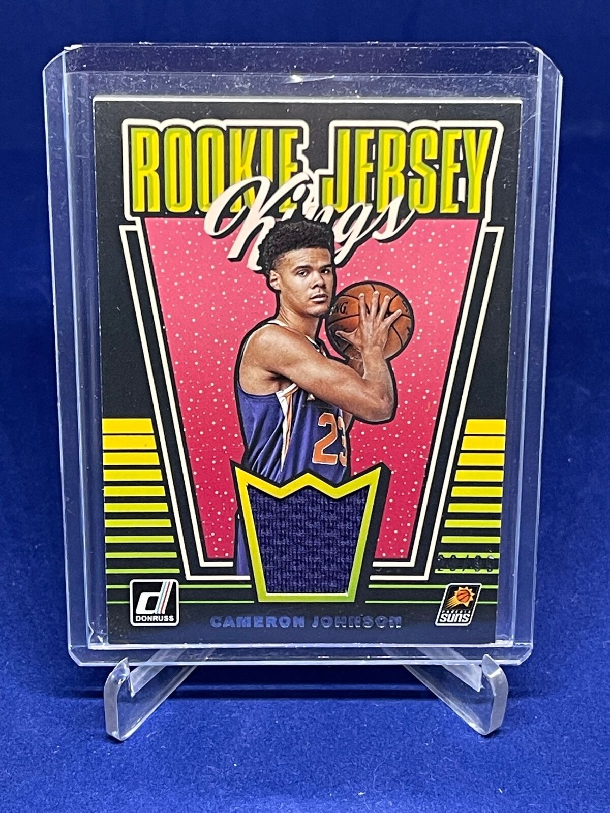 CAMERON JOHNSON 2019-20 PANINI DONRUSS ROOKIE JERSEY KINGS RC #D 20/99