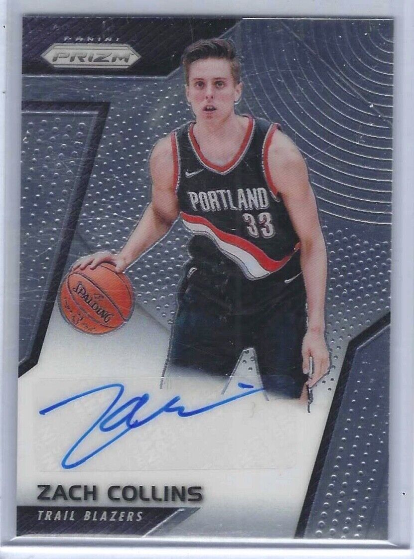 ZACH COLLINS 2017-18 PANINI PRIZM ROOKIE AUTO RC #RS-ZC