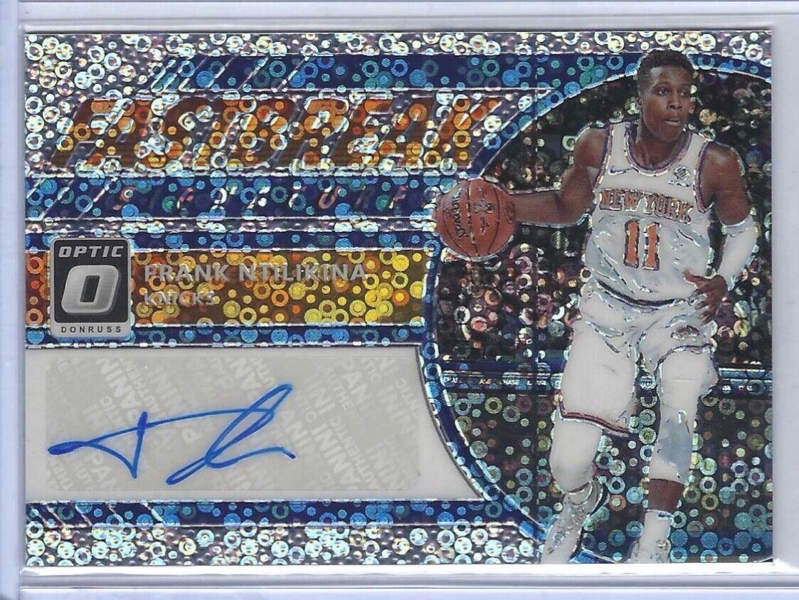 FRANK NTILIKINA 2017-18 PANINI DONRUSS OPTIC FAST BREAK ROOKIE AUTO RC #FB-FNK