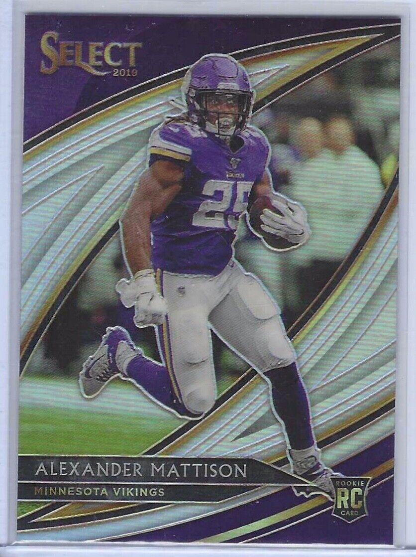 ALEXANDER MATTISON 2019 PANINI SELECT FIELD LEVEL SILVER PRIZM RC #284