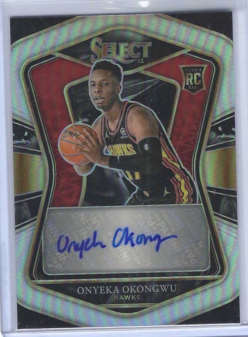 ONYEKA OKONGWU 2020-21 PANINI SELECT SILVER PRIZM ROOKIE AUTO RC #D 239/249