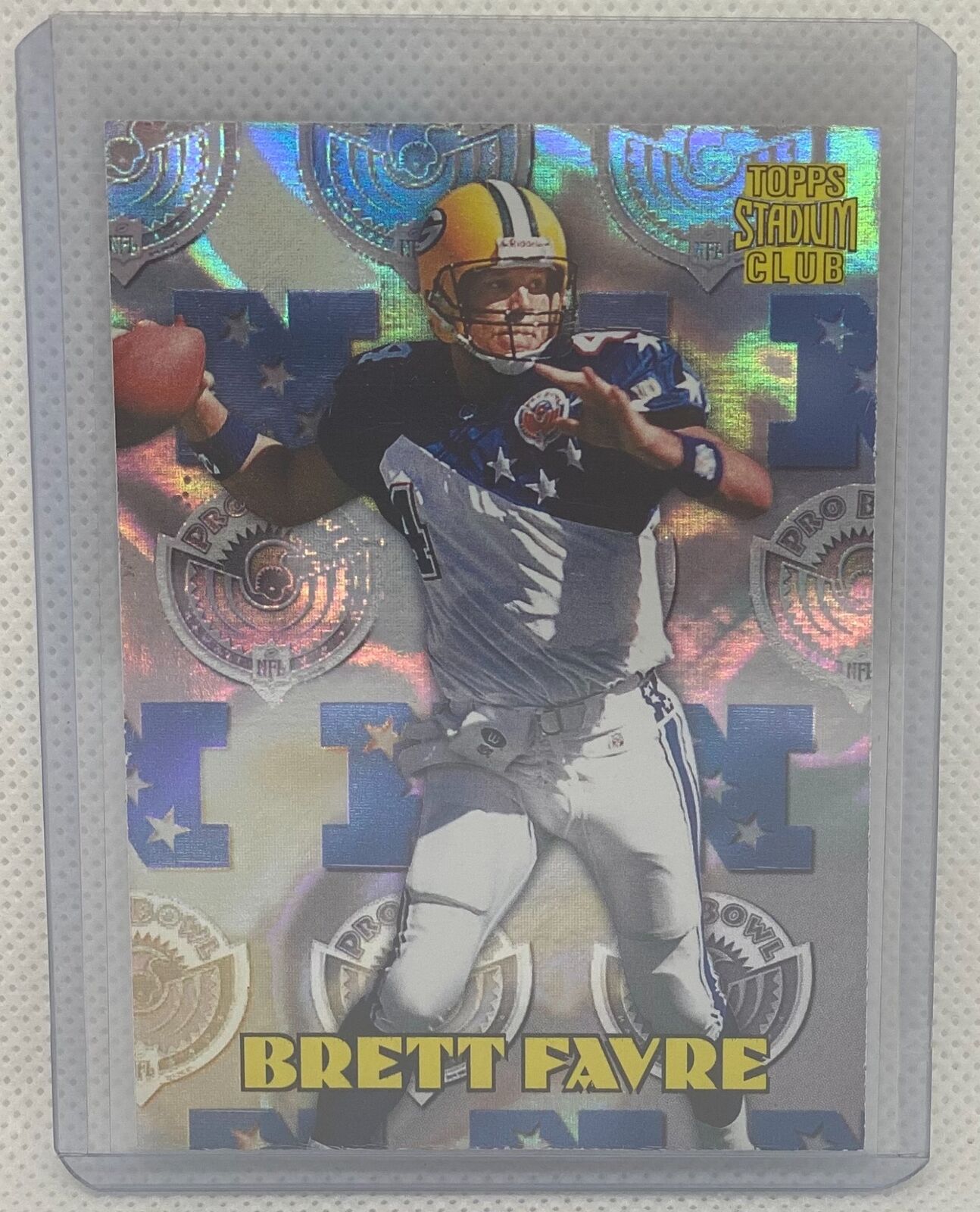 BRETT FAVRE 1996 TOPPS STADIUM CLUB MEMBERS ONLY PRO BOWL #PB1