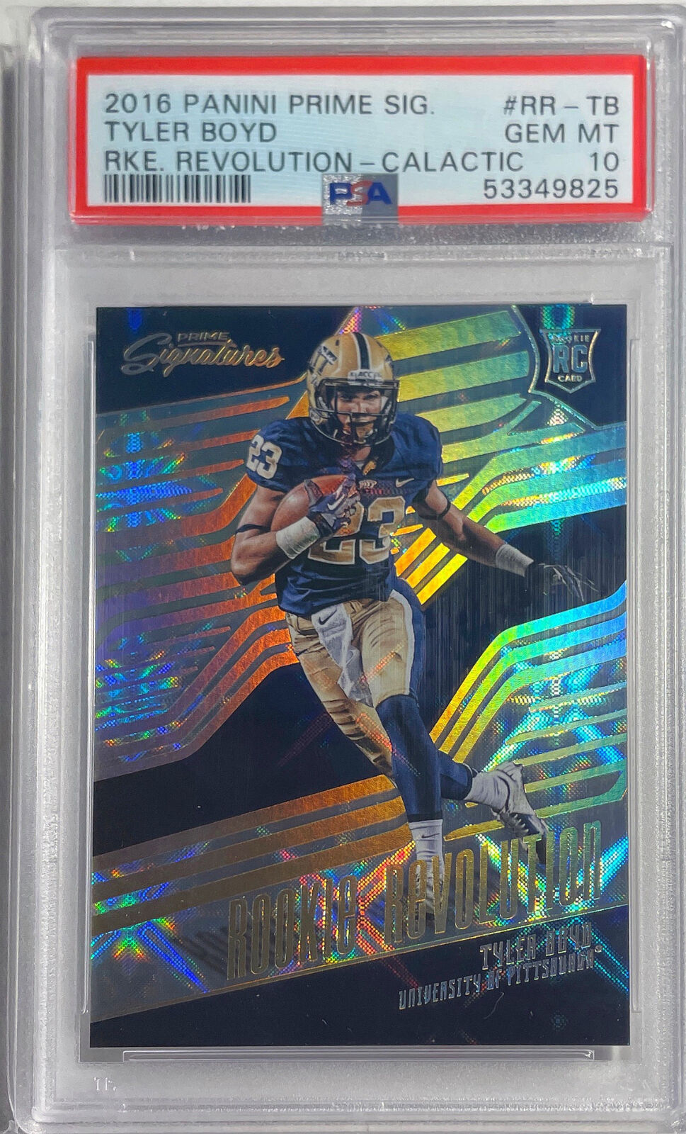 TYLER BOYD 2016 PRIME SIGNATURES GALACTIC SSP RC #RR-TB PSA 10 GEM MINT POP 1/1