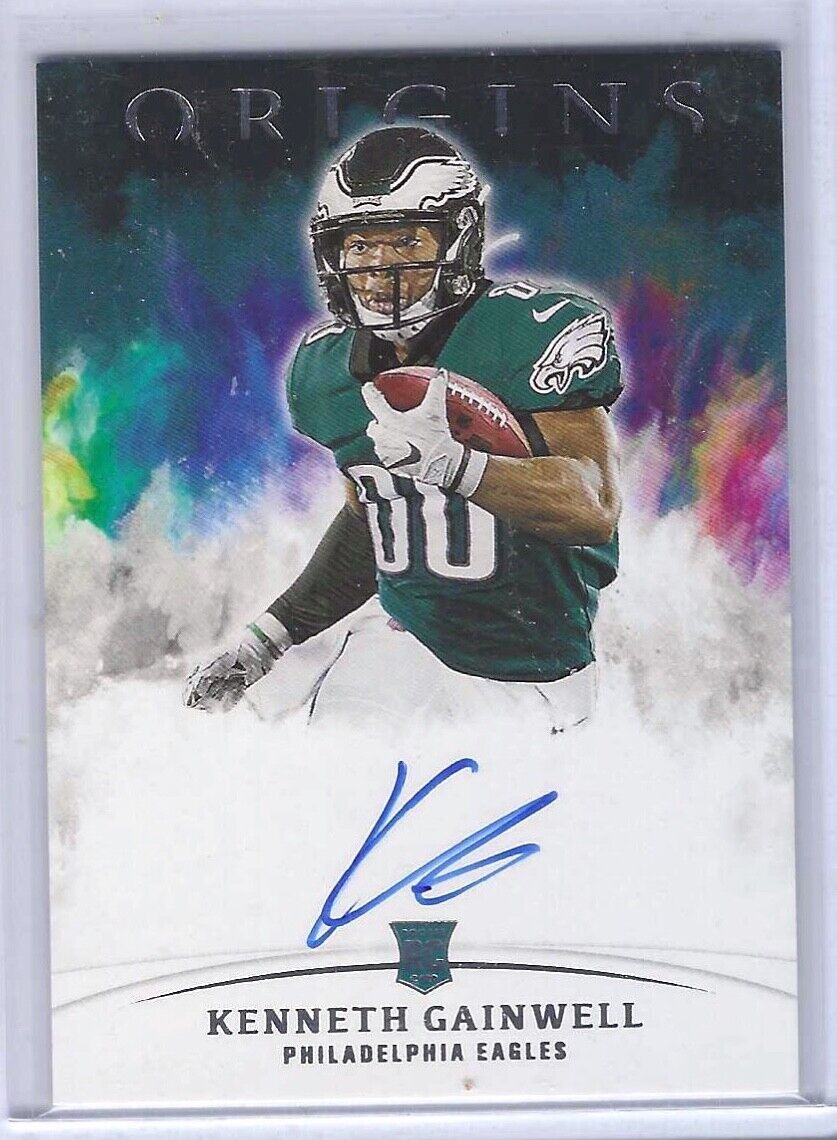 KENNETH GAINWELL 2021 PANINI ORIGINS ON CARD ROOKIE AUTO RC #RA-KG