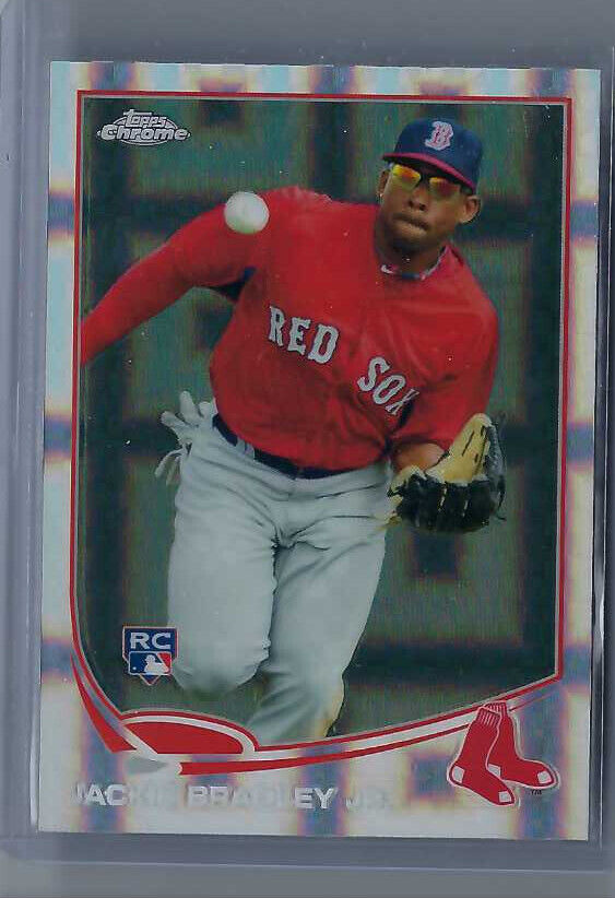 JACKIE BRADLEY JR. 2013 TOPPS CHROME XFRACTOR REFRACTOR RC #166