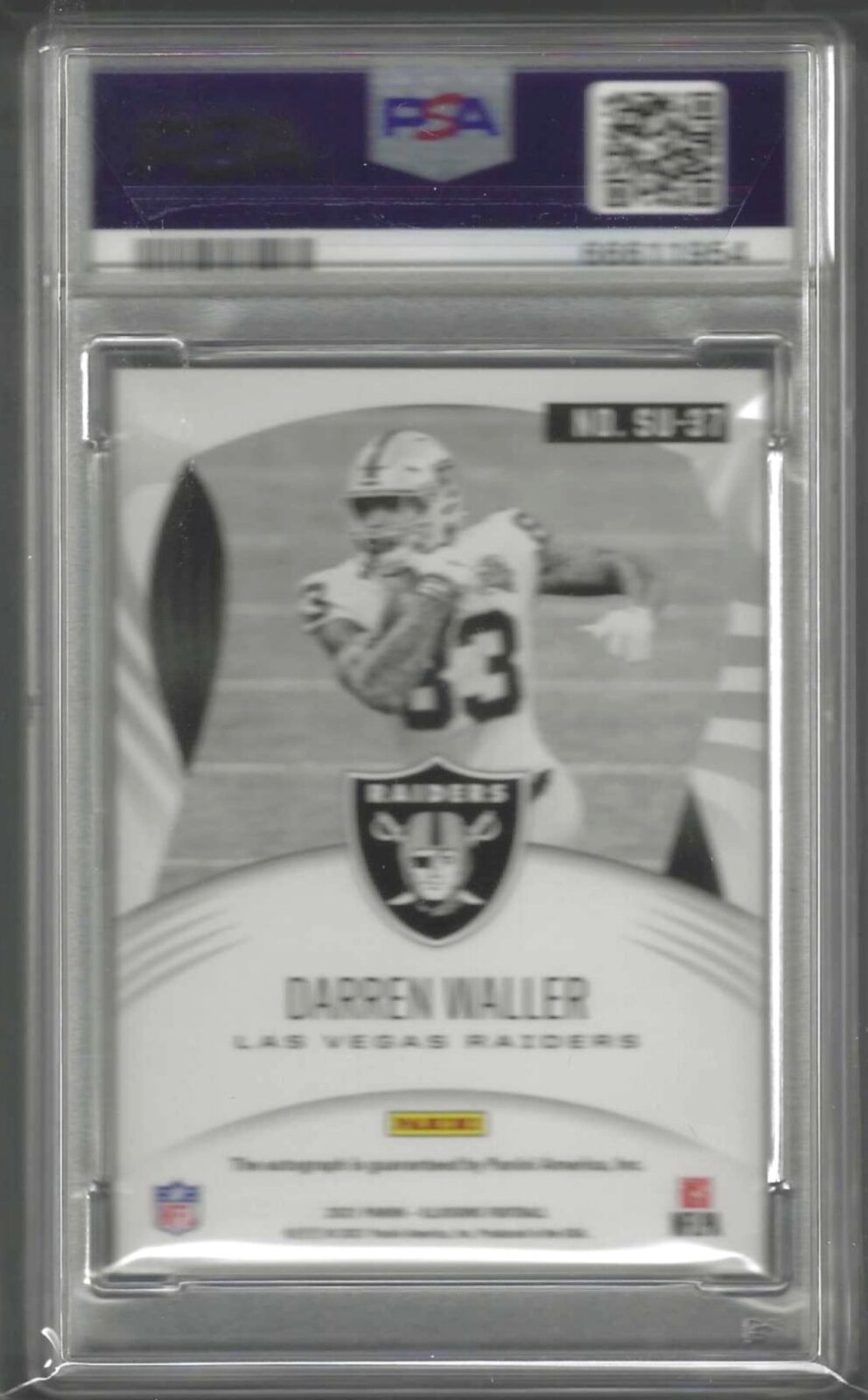 DARREN WALLER 2021 PANINI ILLUSIONS SUPERLATIVES GREEN AUTO /50 PSA 10 GEM POP 2