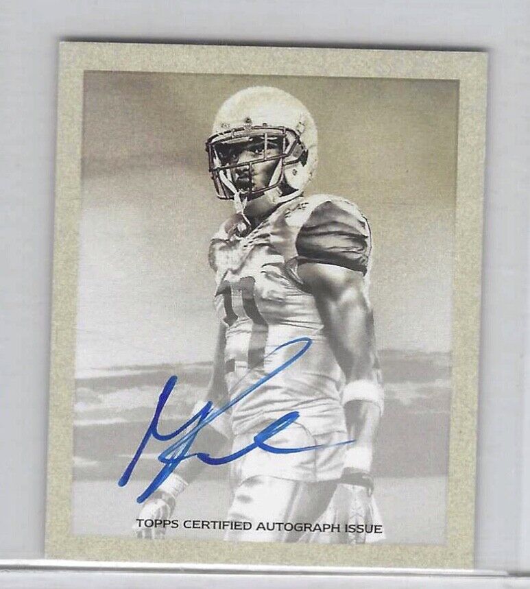 MARCUS PETERS 2015 TOPPS BOWMAN FOOTBALL MINI ROOKIE AUTO RC #BMA-MPE