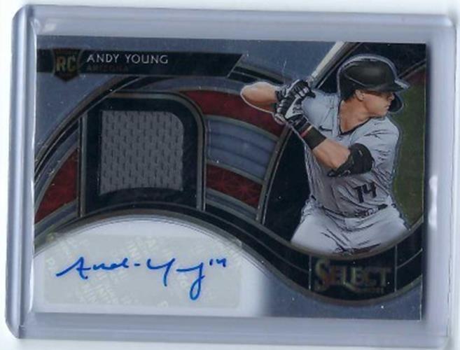 ANDY YOUNG 2021 PANINI SELECT JERSEY AUTO RC #D 119/299