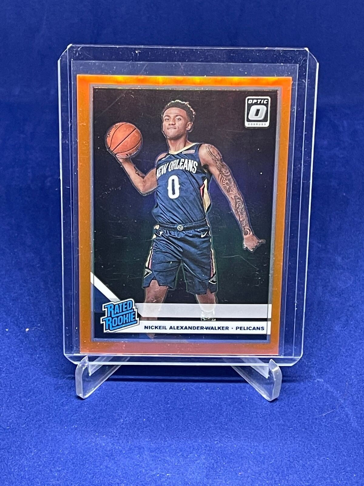 NICKEIL ALEXANDER WALKER 2019-20 PANINI OPTIC RATED ROOKIE ORANGE HOLO RC /199