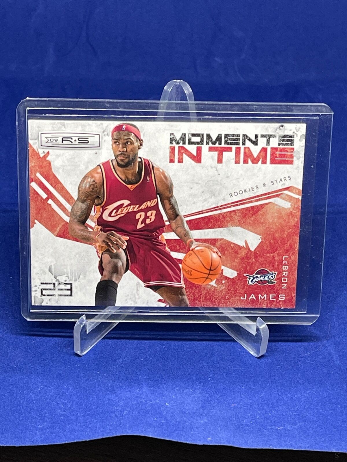 LEBRON JAMES 2009-10 PANINI ROOKIES AND STARS MOMENTS IN TIME #14