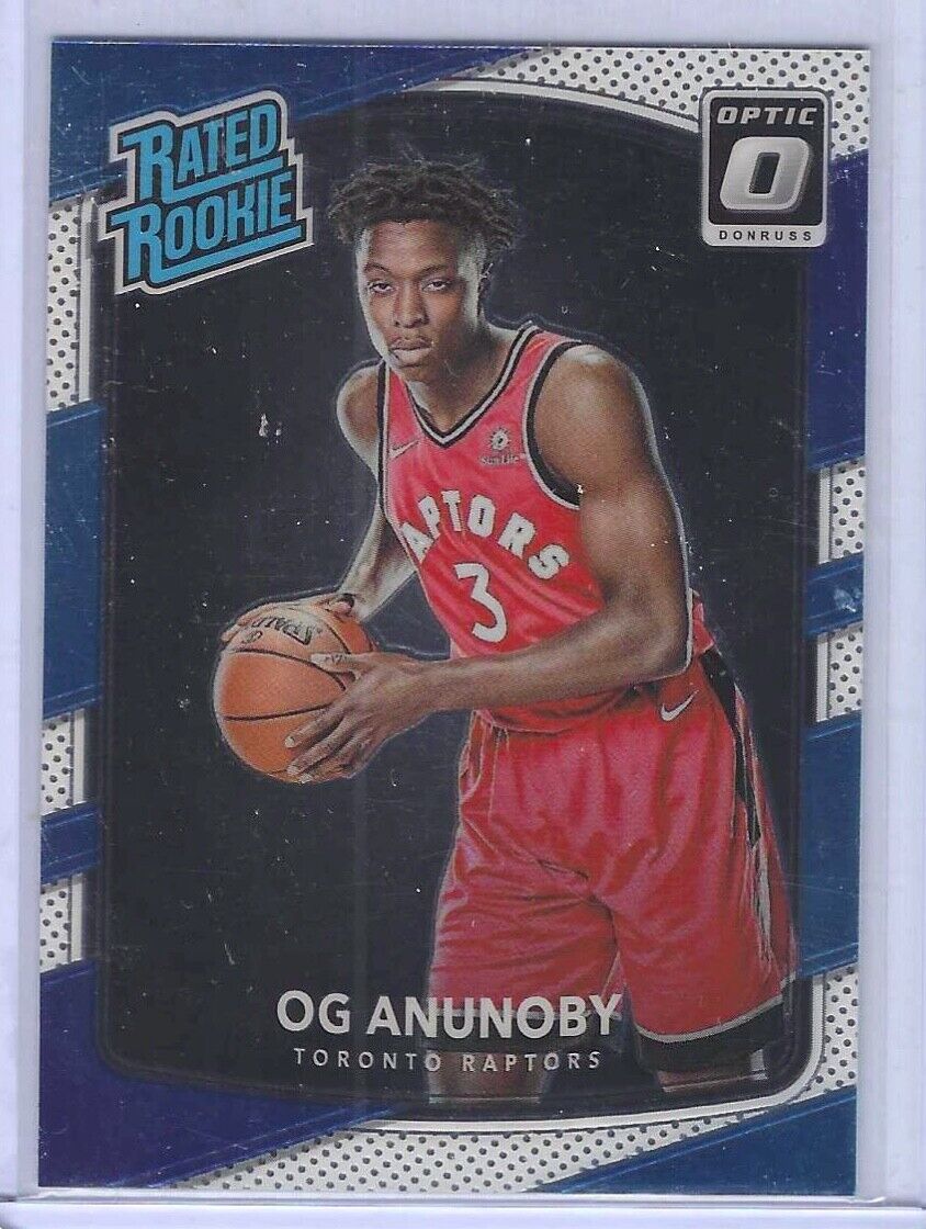 OG ANUNOBY 2017-18 PANINI DONRUSS OPTIC RATED ROOKIE RC #178