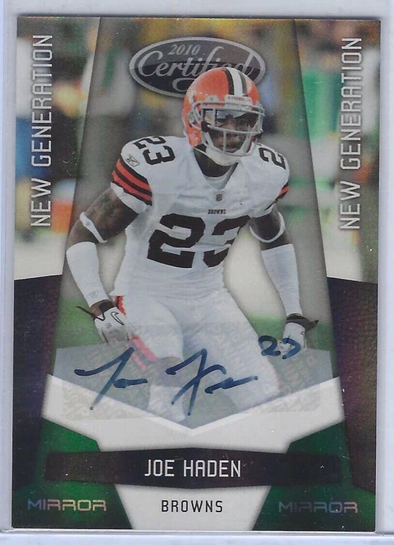 JOE HADEN 2010 CERTIFIED GREEN MIRROR EMERALD NEW GENERATION AUTO RC #D 3/5