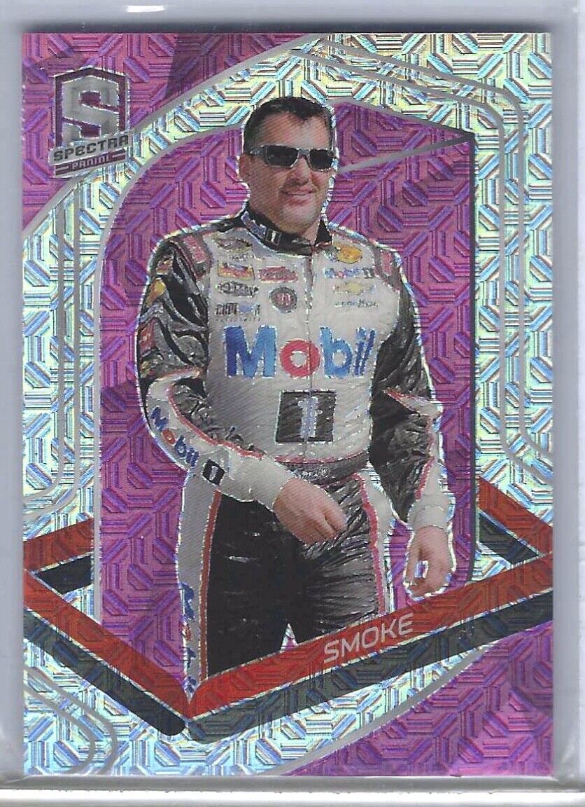 "SMOKE" TONY STEWART 2021 PANINI CHRONICLES SPECTRA PINK MOJO VARIATION #D 11/25