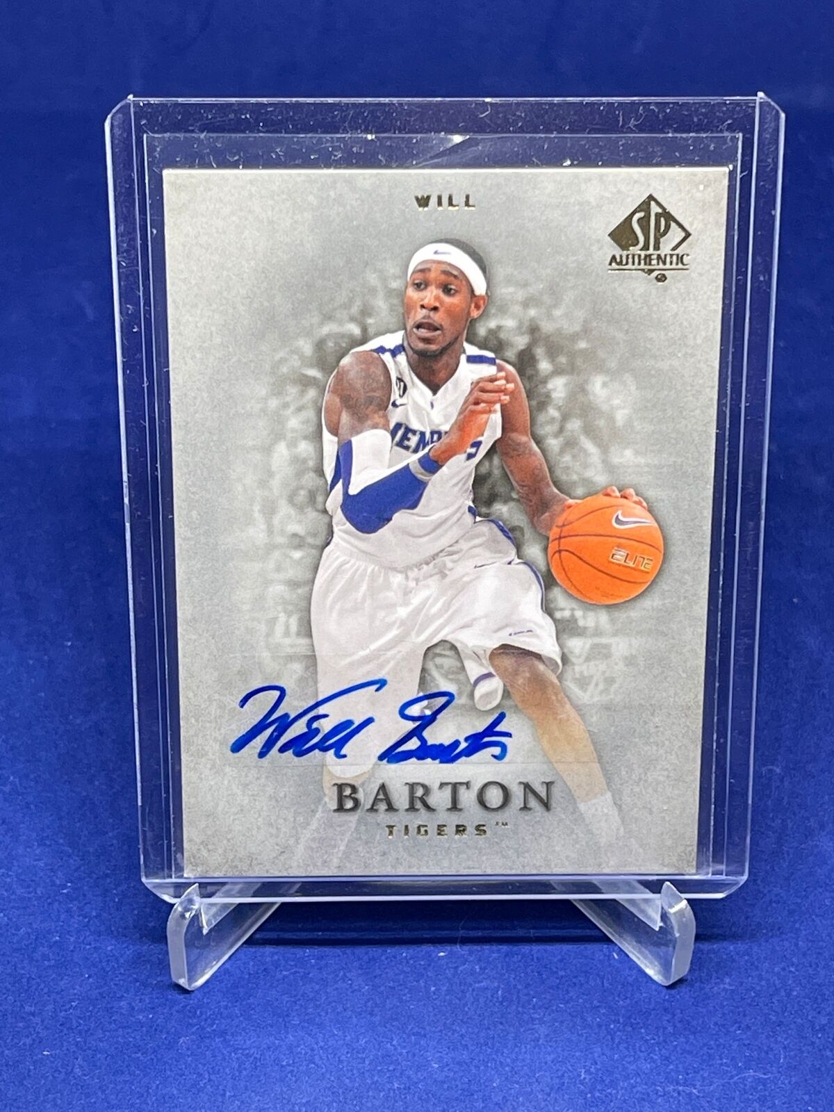 WILL BARTON 2012-13 SP AUTHENTIC AUTOGRAPH AUTO ROOKIE RC #36
