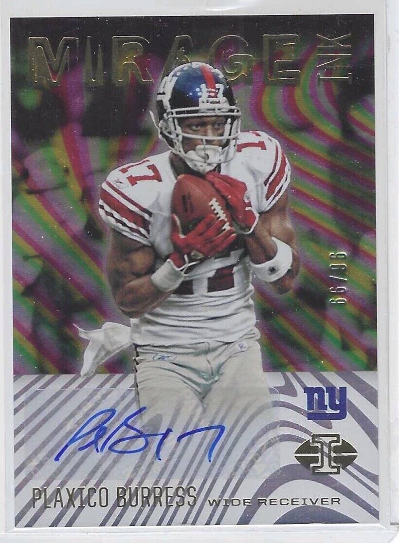 PLAXICO BURRESS 2021 PANINI ILLUSIONS MIRAGE INK AUTO #D 96/99