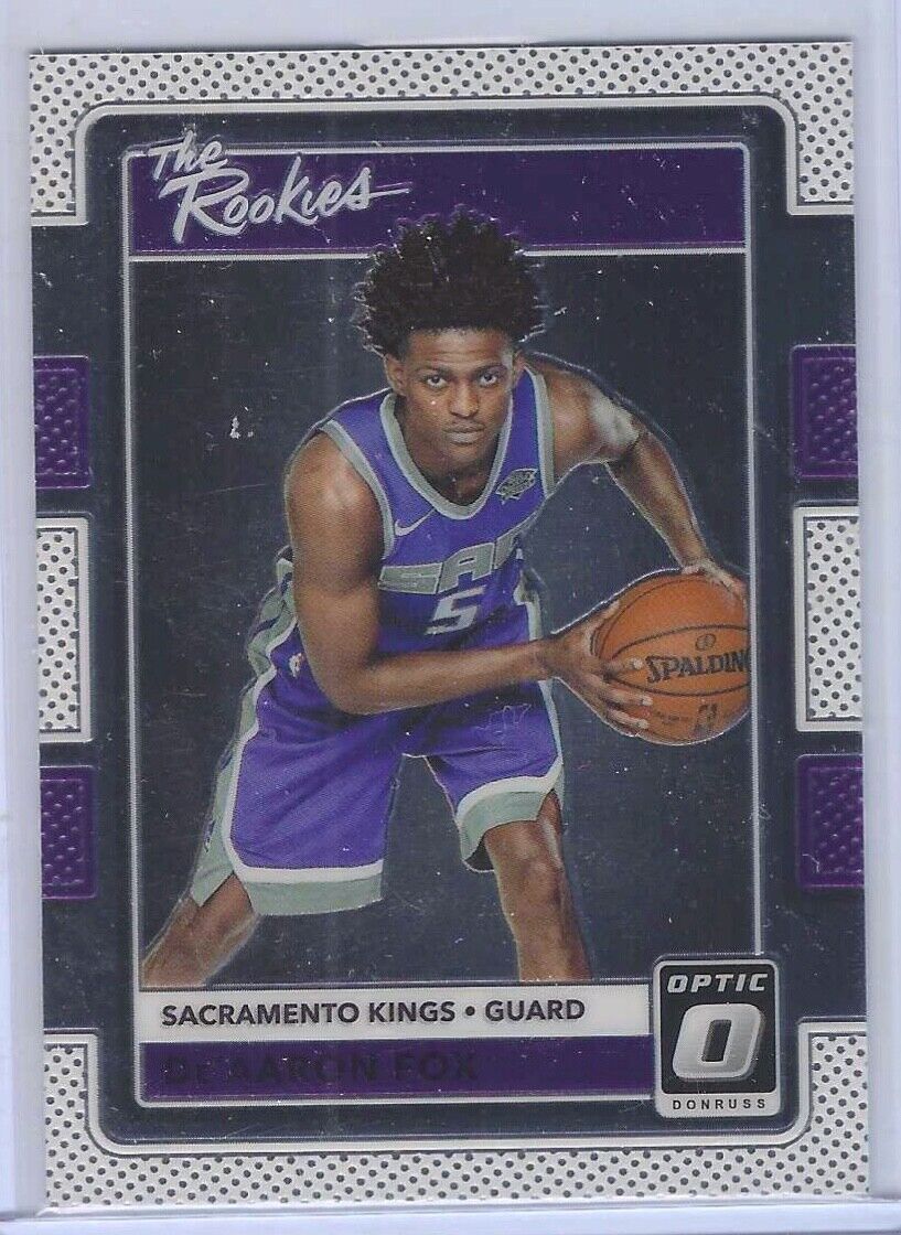 DE'AARON FOX 2017-18 PANINI DONRUSS OPTIC THE ROOKIES RC #5