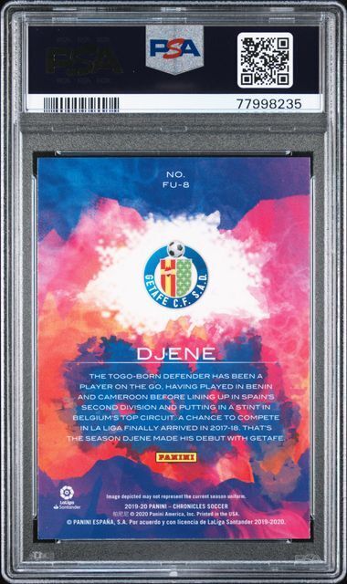 DJENE 2019-20 PANINI CHRONICLES FUEGO SSP CASE HIT #FU8 PSA 10 GEM MINT POP 1/1