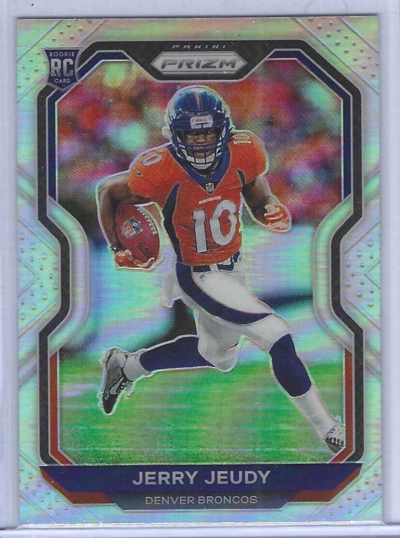 JERRY JEUDY 2020 PANINI PRIZM SILVER PRIZM ROOKIE RC SP #314